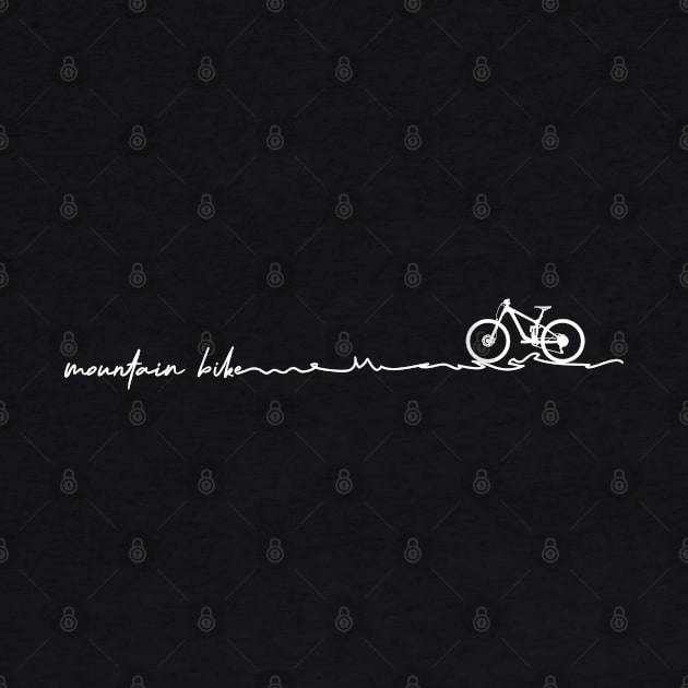 mountain bike cycling mountain biker bicycle cyclist gift by TheOutdoorPeople